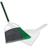 Libman Commercial 248 Large Precision Angle Broom & 10' Dustpan - Lot of 4