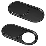 CloudValley Webcam Cover Slide[2-Pack], 0.023 Inch Ultra-Thin Metal Web Camera Cover for Macbook...