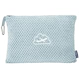 BEDELITE Travel Blanket with Bag, Ultra-Soft Jacquard Fleece Blanket with Luggage Sleeve & Backpack...