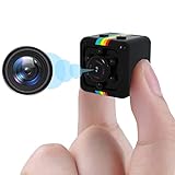 HOEUJIA Mini Spy Camera HD 1080P Hidden Camera,Portable Small Nanny Cam,Tiny Camera with Night...