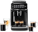 PHILIPS 3200 Series Fully Automatic Espresso Machine, Classic Milk Frother, 4 Coffee Varieties,...