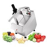 INTBUYING Commercial Vegetable Fruit Chopper Cutter Slicing Machine Electric Multifunctional Food...
