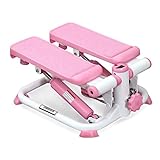 Sunny Health & Fitness Exercise Stepping Machine, Portable Mini Stair Stepper for Home, Desk or...
