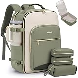 LOVEVOOK 40L Travel Backpack for Women & Men, Airline Approved Carry On Luggage with 3 Packing...