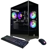 CyberPowerPC Gamer Master Gaming PC, AMD Ryzen 5 5500 3.6GHz, Radeon RX 6400 4GB, 16GB DDR4, 500GB...