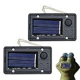 JIANWEI 2 Pack Solar Lantern Top Replacement, DIY Garden Battery Box Outdoor Solar Light Replacement...