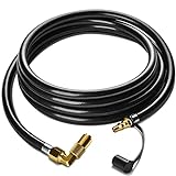 Improved Propane Quick Connect Hose, 12FT RV Propane Hose with Blackstone Propane Adapter, Quick...