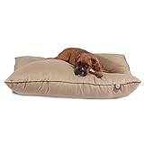 Majestic Pet Rectangle Large Dog Bed Washable – Non Slip Comfy Pet Bed – Dog Crate Bed Super...