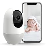 Nooie Baby Monitor, WiFi Pet Camera Indoor, 360-degree Wireless IP Camera, 1080P Home Security...
