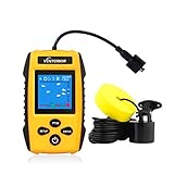 Venterior Portable Fish Finder Ice Kayak Fishing Gear Depth Finder with LCD Display and Sonar...