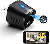 NinjaPro USB Charger Camera, Hidden Camera Charger w/ 4K, Spy Camera w/ Night Vision, Motion...