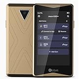 Hardware Cryptocurrency Wallet - Ellipal Cold Wallet Gold Titan, Air-gapped & Internet Isolated,...