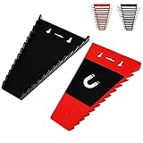 FTIHTRY 2Pack Magnetic Wrench Organizer wrench rack Tool Trays, Premium Quality Wrench Holder...