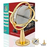 DjuiinoStar Heavy Duty Gyroscope (Solid Stainless Steel Rotor): Initial Speed 8,000 RPM, Sturdy and...