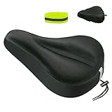 Geronmine Gel Bike Seat Cover Padded Bicycle Saddle Covers for Women & Men, Most Comfortable...