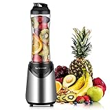 La Reveuse Smoothies Blender Personal Size 300 Watts with 18 oz BPA Free Portable Travel Sports...