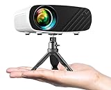 Mini Projector for iPhone, ELEPHAS 2024 Upgraded 1080P HD Projector, 8000L Portable Projector with...