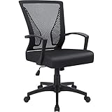 Furmax Office Chair Mid Back Swivel Lumbar Support Desk Chair, Computer Ergonomic Mesh Chair with...