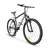 MarKnig Hardtail Mountian Bike with 7 Speeds Drivetrain for Adult, 26 Inch Mens Womens MTB with...