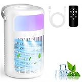 Portable Air Conditioner, 2025 Upgraded 4-IN-1 Ultra-Quiet Design Portable AC Unit with 2 Cool Mist...