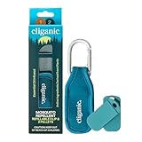Cliganic Mosquito Repellent Pack (1 Clip + 2 Refill Pellets) - Natural DEET-Free, Essential Oil...
