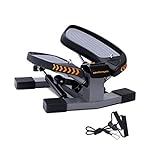 Sportsroyals Stair Stepper for Exercises-Twist Stepper with Resistance Bands and 330lbs Weight...