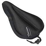 Temple Tape Elite Gel Bike Seat Cushion - Extra Soft Bicycle Saddle Cover for Spin, Exercise...