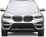 Karvipark Windshield Snow Cover, SUV Magnetic Windscreen Cover, Snow UV Ice Protection Front Window...