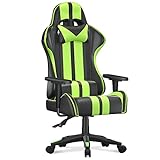 Bigzzia Gaming Chair High Back Racing Office Computer Chair Ergonomic Video Game Chair with Height...