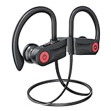 Bluetooth Headphones, Running Wireless Earbuds with 15 Hours Playtime, HD Deep Bass Stereo IPX7...