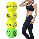 Skywin Workout Dice - Fun Exercise Dice for Solo or Group Classes, 6-Sided Foam Fitness Dice Great...