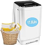 17.8Lbs Portable Washing Machine Nictemaw Portable Washer, 2.3 Cu.ft Washer and Dryer Combo with...