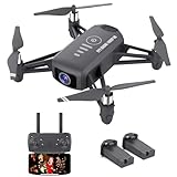Elukiko Drone with Camera for Adults Kids, 1080P HD Mini FPV Drones, WiFi RC Quadcopter Helicopter,...