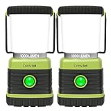 LED Camping Lantern, Consciot Battery Powered Camping Lights With 1000LM, 4 Light Modes,...