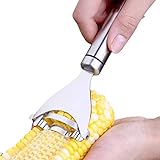 Corn Peeler, Corn stripper for corn on the cob remover tool,Stainless steel multifunctional Kitchen...
