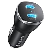 Syncwire USB C Car Charger - 40W 2-Port PD 3.0 (20W&20W) Type C Car Charger Adapter with Power...