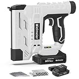 BIELMEIER 20V Nail Gun Battery Powered, 18 Gauge 2 in 1 Cordless Brad Nailer Stapler for Upholstery...