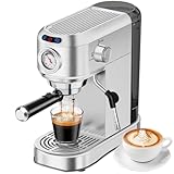 ANYCOLD Espresso Machine 20 Bar, Compact Espresso Maker, Stainless Steel Expresso Coffee Machines...