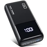 INIU Power Bank, 25000mAh 65W USB C Laptop Portable Charger, PD QC Fast Charging 3-Output External...