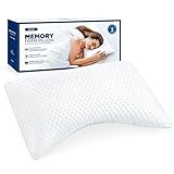 Groye Cooling Side Sleeping Pillow - Neck Pillows for Pain Relief, Ergonomic Contour Memory Foam...