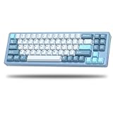 Womier S-K71 75% Gaming Keyboard, Aluminum Alloy Shell Wireless Mechanical Keyboard...