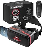 VR Headset for iPhone & Android + Remote - for Kids | Mainly for Watching 3D VR Videos + Some VR...