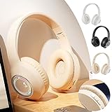 topliu Over Ear Wireless Headphones - Noise-Cancelling Head-Mounted Headset with Breathing Light -...