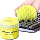 COLORCORAL Cleaning Gel Universal Dust Cleaner for PC Keyboard Cleaning Car Detailing Laptop Dusting...