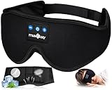 MUSICOZY Sleep Headphones, Bluetooth 5.4 Sleep Mask Headband Headphones Sleeping Eye Mask, Wireless...