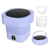 Portable Washing Machine and Dryer Combo, 6.5L Mini Folding Washing Machine Portable with...