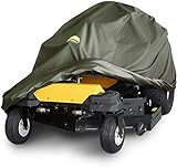 Family Accessories Zero Turn Lawn Mower Cover, 100% Waterproof Heavy Duty 600D Storage for Riding...