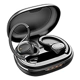 EDKKIE Wireless Earbuds with Earhooks for Small Ears, Mini Bluetooth Earbuds with Microphone, IPX7...