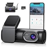 OMBAR Dash Cam Front and Rear 4K/2K/1080P+1080P 5G WiFi GPS, Dash Camera for Cars with Free 64G SD...