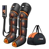 JZBRAIN Leg Massager with Heat and Compression : Sequential Compression Boots with 6 Modes, 9...